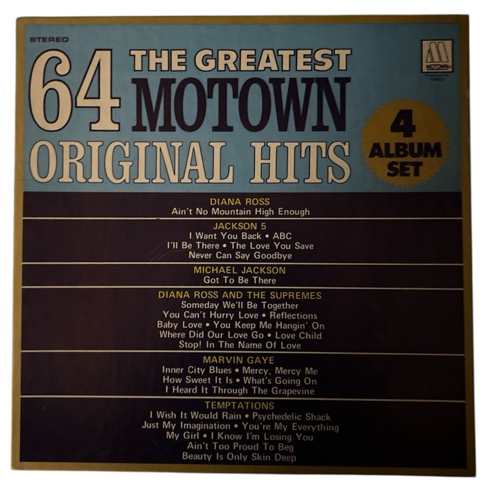 The Greatest Motown Original Hits (4 Album Set)